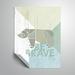 Zoomie Kids Be Brave Bear Wall Decal Canvas/Fabric in Blue/Green/White | 14" H x 18" W | Wayfair 7528DFBC2E9E41A4AA7542FC8FAAD399