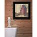 August Grove® Folk Art Outhouse II Framed Wall Art for Living Room, Home Wall Decor Framed Print by Pam Britton Paper | 15 H x 15 W x 1 D in | Wayfair