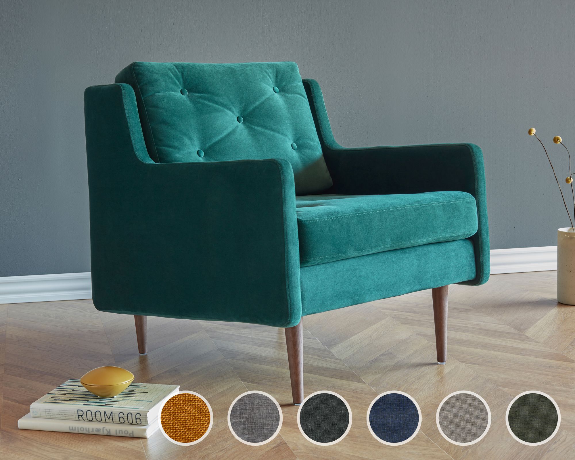 Kragelund »Holme« Sessel Stoff 242 Grün