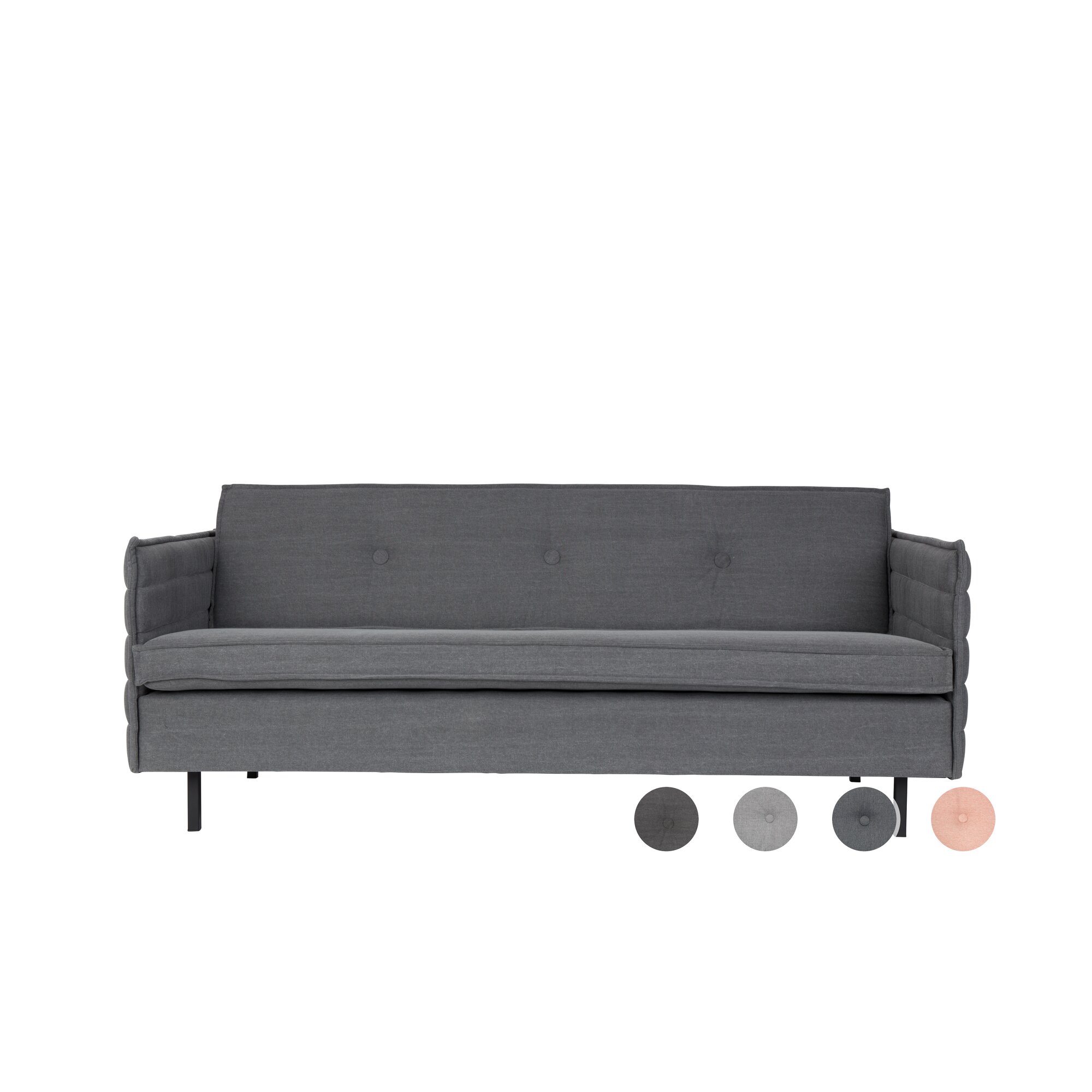Zuiver Couch Jaey 3-Sitzer / Grau