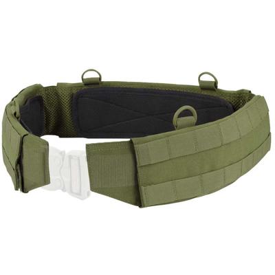 Condor Outdoor Slim Battle Belt w/ Removable Anti-Slip Rubberized Pads Olive Drab Medium 121160-001-M