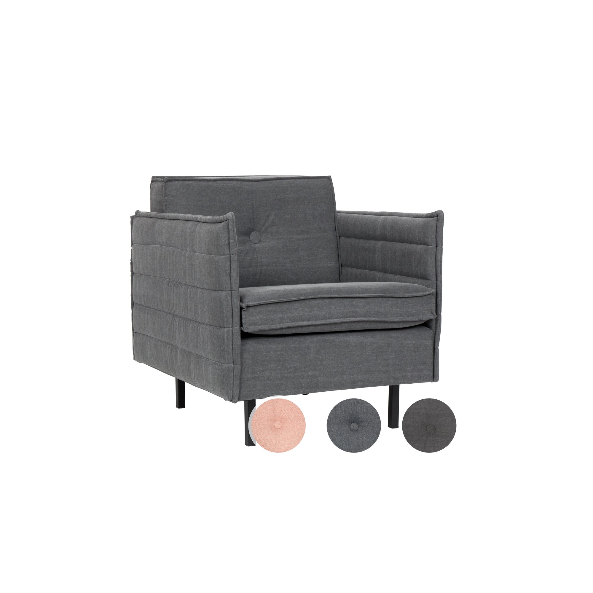 Zuiver Sessel Jaey Lachsfarben