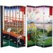 Bungalow Rose 38.75" W x 71" H 3- Panel Folding Room Divider | 71 H x 38.75 W x 1 D in | Wayfair 10F4229DD44747038E3C574E7B0C2381