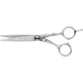 TONDEO Premium-Line Mythos Damast Offset Friseurschere 6.0