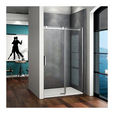 Duschabtrennung Nischentür Schiebetür 6mm nano esg 145X195cm Echtglas Duschtür Duschkabine Dusche Image