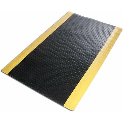 Anti-Ermüdungsmatte HeavyDuty Diamond Schwarz-gelb 60 x 90 cm