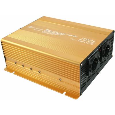 Solartronics - Spannungswandler np 12V 1500 Watt Power usb 2.1A reiner sinus Gold Edition