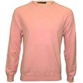 French Connection Crew-Neck Men's Jumper, Soft Pink Melange Medium