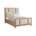 Barclay Butera Newport Bed Wood & /Upholstered/Polyester in Brown | 61.5 H x 63.75 W x 87 D in | Wayfair 920-133C