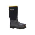 Dryshod Steel-Toe Hi Protective Work Boot Black/Yellow 14 STT-UH-BK-014