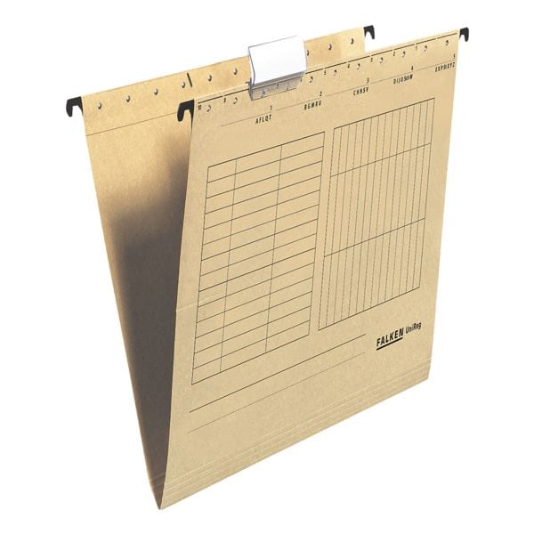 Falken Hängemappen »UniReg« 25 Stück braun, 26x34.7 cm Image