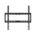 Emerald Fixed Wall Mount LCD Holds up to 66 lbs in Black | 10 H x 18 W x 0.98 D in | Wayfair SM-513-351