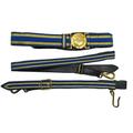 RAF Sword Belt RAF Belt 2 Gold Stripes With Long & Short Slings R172 (Size 32)