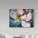 Trademark Fine Art 'Sweet Magnolia Modern Floral Abstract' Acrylic Painting Print on Wrapped Canvas Canvas | 18 H x 24 W x 2 D in | Wayfair