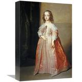 East Urban Home 'Portrait of Mary, Princess Royal' Print on Canvas in Red | 30 H x 21 W x 2 D in | Wayfair 37263AA6A8044F66A6F3EDC997AA4FAA