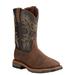 Ariat Workhog Wide Square Toe H2O - Mens 13 Brown Boot D