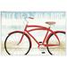 East Urban Home 'Beach Cruiser His I' Graphic Art Print Canvas in White | 24 H x 36 W x 1.5 D in | Wayfair EUHG7482 42272554