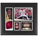 Shohei Ohtani Los Angeles Angels Framed 15" x 17" Player Pitching Collage with a Piece of Game-Used Baseball