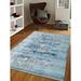 Blue 48 x 0.27 in Area Rug - Bungalow Rose Crayton Oriental Area Rug Polyester | 48 W x 0.27 D in | Wayfair 688D548142D14E33B1F9011535B941F1