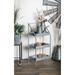 Vanmatre 39" H x 18" W x 11" D 3-Tiered Patio Shelf Wire/Metal in Gray Laurel Foundry Modern Farmhouse® | 39 H x 18 W x 11 D in | Wayfair