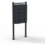 Wiltec - 5er Briefkastenanlage S...