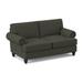 Edgecombe Furniture Foxhill 79" Round Arm Sofa w/ Reversible Cushions Polyester in Gray | 36 H x 79 W x 35 D in | Wayfair 19894PDORCHA