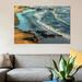 East Urban Home Incoming Waves at Bandon Beach, Oregon by Tim Fitzharris - Print on Canvas Canvas, in Blue/Green | 24 H x 12 W x 0.75 D in | Wayfair