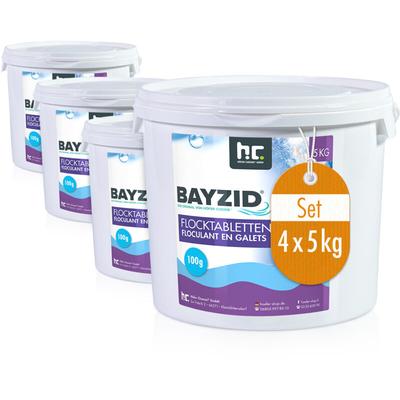 4x 5 kg BAYZID® Flocktabletten für Pools Image