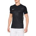 Nike Herren Tiempo Premier Football Jersey T-shirt, Schwarz(Black/white), L
