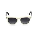 Diesel Cream Black Gold Sunglasses with Smoke Gradient Lens DL0237 25B