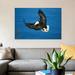 East Urban Home 'Bald Eagle Flying Over Water, Kenai Peninsula, Alaska' Photographic Print on Canvas Canvas, in Blue/Indigo | Wayfair