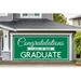 Red Barrel Studio® Graduation Garage Door Mural Polyester in Green | 84 H x 192 W x 1 D in | Wayfair BC9DE44318FB48F5AC905630D4568399