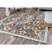 Blue/Brown 96 x 0.5 in Area Rug - World Menagerie Kauffman Brown Area Rug Polyester/Polypropylene | 96 W x 0.5 D in | Wayfair