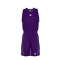 Peak Sport Europe Herren Basketball Uniform Set Trikot und Shorts Team, Purple-White, XXXS