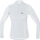 GORE Wear Winddichtes Damen Stehkragen-Unterzieh-Shirt, GORE M Women WINDSTOPPER Base Layer Thermo Turtleneck, 34, Hellgrau/Weiß, 100322