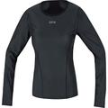 GORE WEAR Winddichtes Damen Thermo-Unterzieh-Shirt, Multisport, GORE WINDSTOPPER, 34, Schwarz