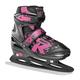 Roces Kinder Jokey Ice 2.0 Girl Verstellbarer Schlittschuh, Black-Fuchsia, 26-29