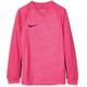 Nike Kinder Tiempo Premier Football Jersey Long Sleeved T-shirt, Rosa (Vivid Pink/Black 662), XL