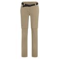 Maier Sports Damen NATA 2 Wanderhose Bermuda-Zipp-Off, Beige (Coriander), 42 EU