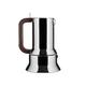 Alessi | 9090/M - Design Stovetop Coffee Maker, Stainless Steel, 10 cups, Silver