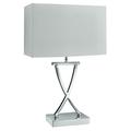 Searchlight 7923CC Chi X Shaped Table Light (Chrome Cross Base Table lamp)