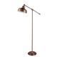 Searchlight 2028CU Macbeth Industrial Floor Lamp Brushed Copper