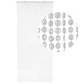 HAB & GUT -DV0241- Door Curtain MINI-DIAMONDS, CLEAR, 90 x 200 cm / 35,4 x 78,7 inches