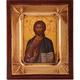 Wooden Icon Large of Christ Pantocrator. Icon of Jesus Christ, Hand Made in Greece. Jesus Image as an Icon. Wall Hanging Religious Icon 19cms x 24cms.