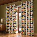 Orla Kiely - Multi Stem - Multi - Eyelet Curtains - 46x72"/117x183cm