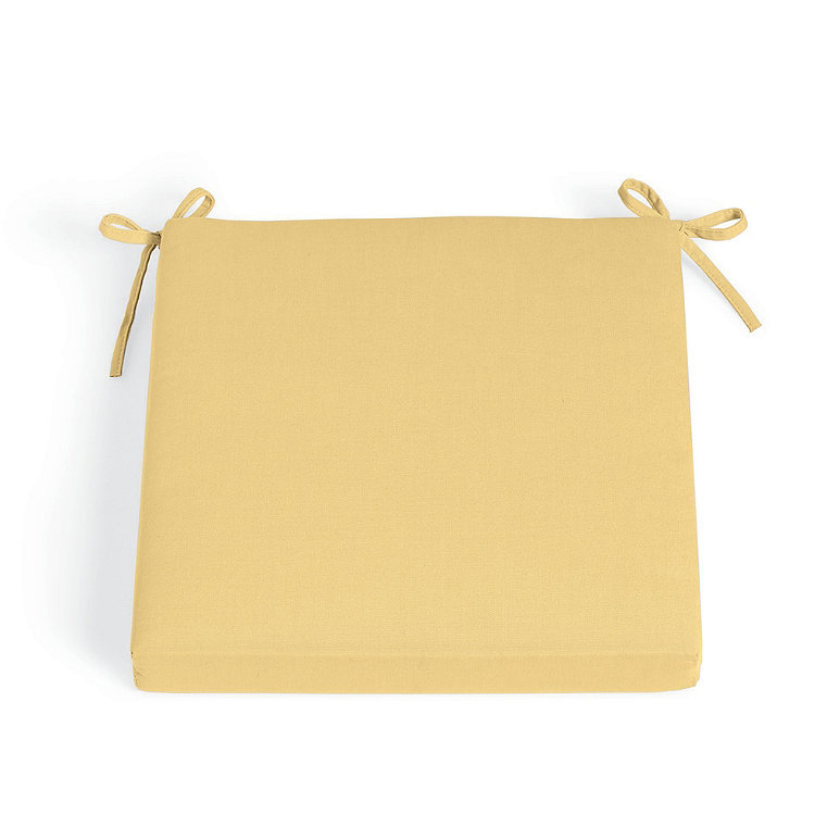 17" X 17" Replacement Seat Cushion - Knife Edge, Knife Edge/Canary - Grandin Road