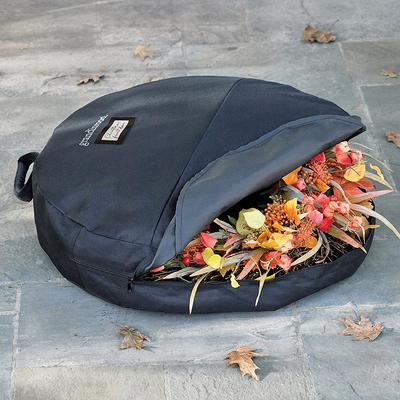 Wreath Storage Bag - Green - Grandin Road