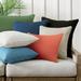 Solid Piped Pillow - 16" Square, 16" Square/Neptune - Grandin Road