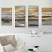 Highland Dunes 'Distant Island II' Acrylic Painting Print Multi-Piece Image on Canvas in Black | 30 H x 56 W x 1 D in | Wayfair