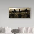 Trademark Fine Art 'Board Meeting' Photographic Print on Wrapped Canvas in Brown | 10 H x 19 W x 2 D in | Wayfair ALI37869-C1019GG